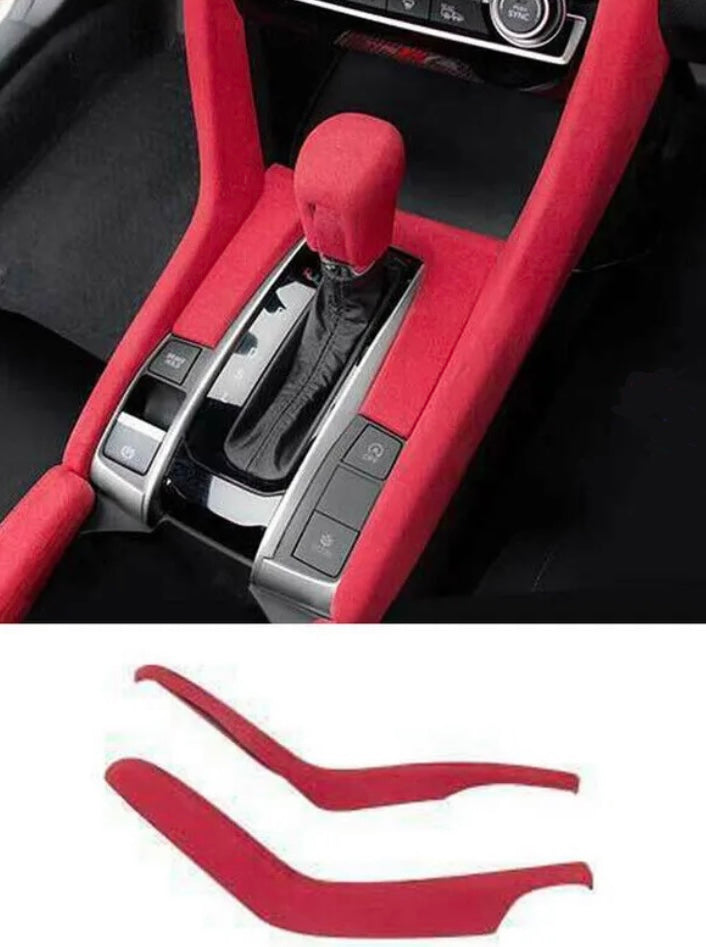 Red Alcantara L pieces