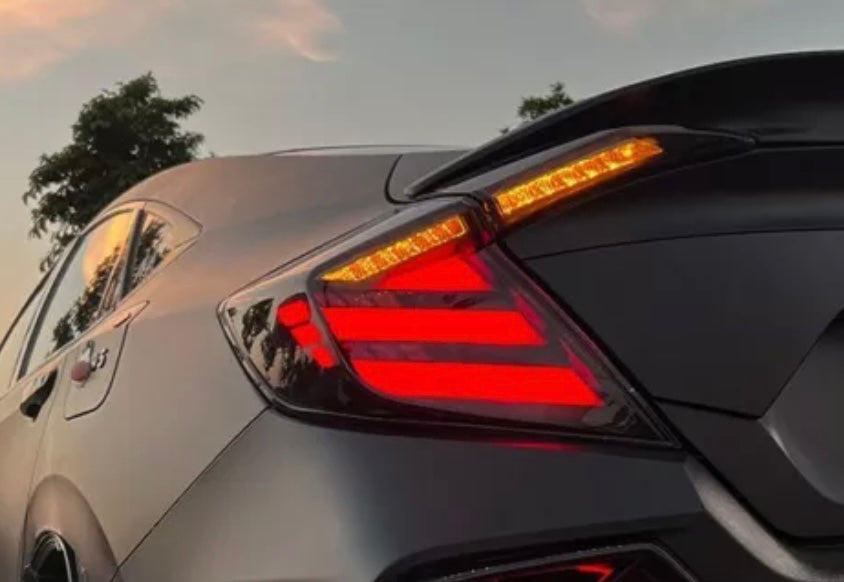 Smoked civic sedan tails 2016-2021 LED Sequential