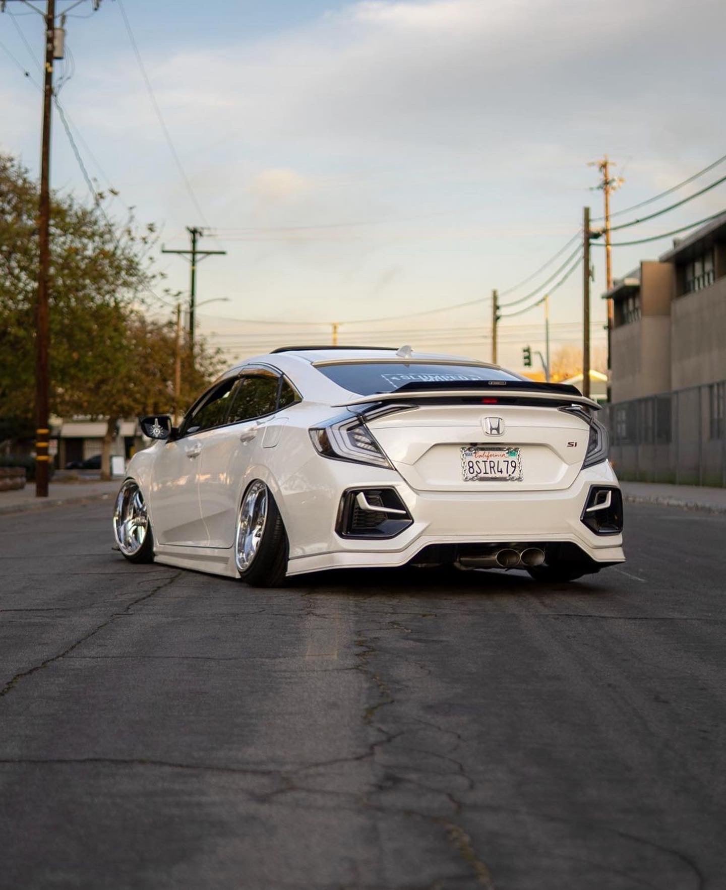 Clear / white 2016-2021 Honda Civic Tail Lights – 6kmotorsports