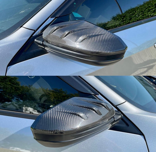 HONDA CIVIC REAL CARBON FIBER ADD-ON MU STYLE SIDE MIRROR COVER CAPS